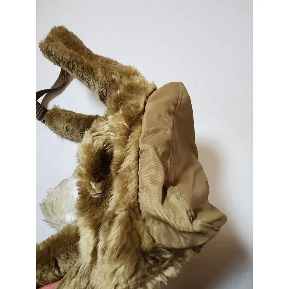 Hug‑A‑Pet Koala Plush Backpack Vintage Brown Tan